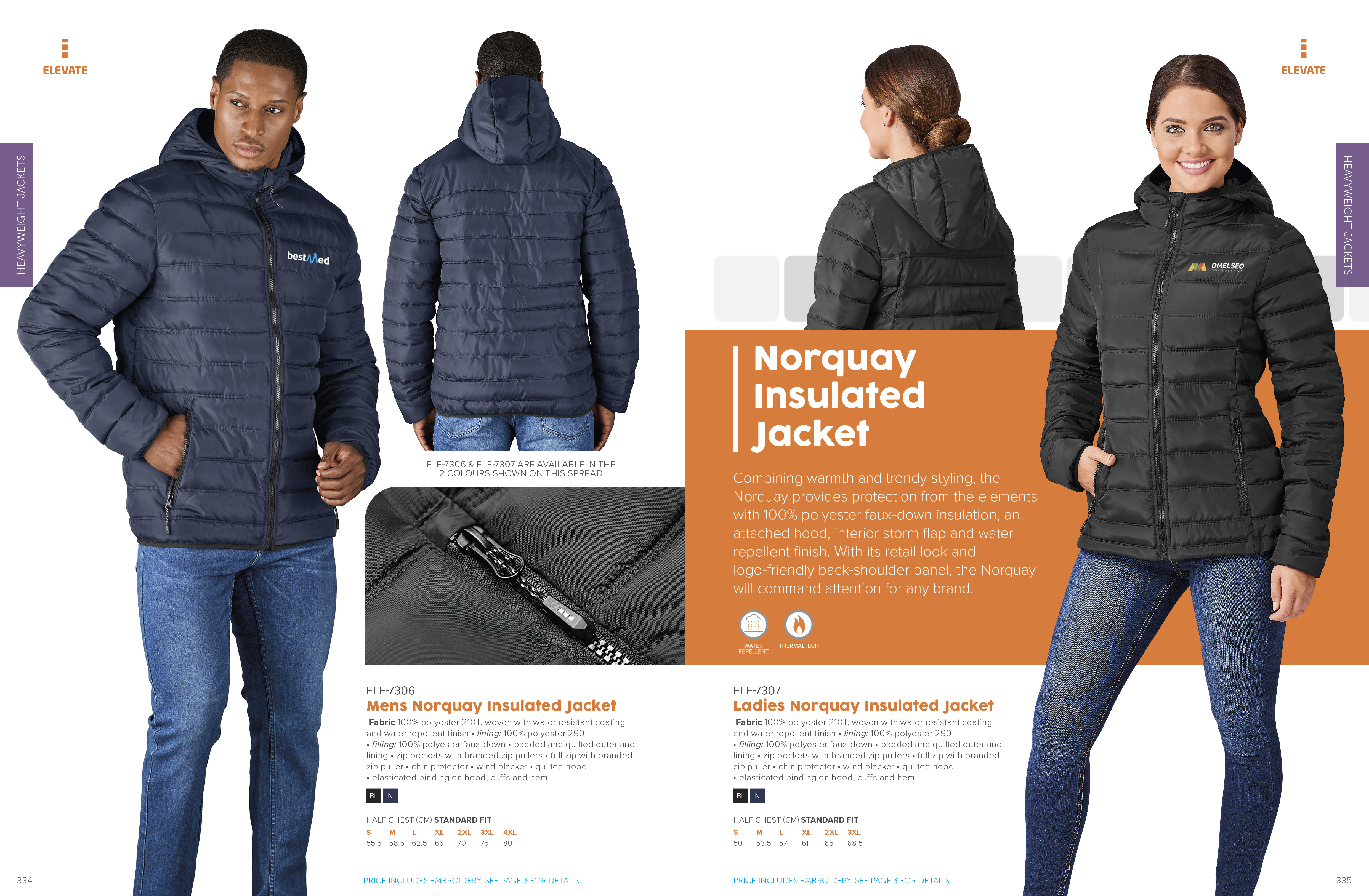 Ladies Norquay Insulated Jacket | ELE-7307