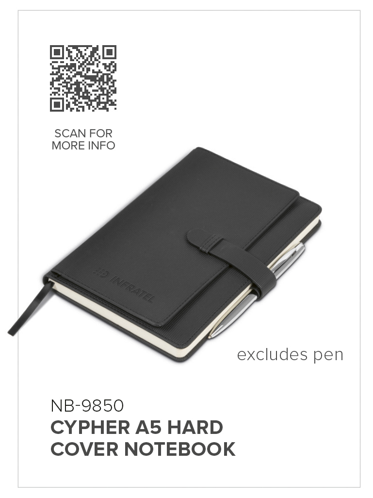 Cypher A5 Hard Cover Notebook | NB-9850